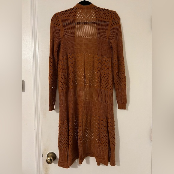 Chelsea and Theadore long crocheted sweater size XS (SW102) - Picture 5 of 5